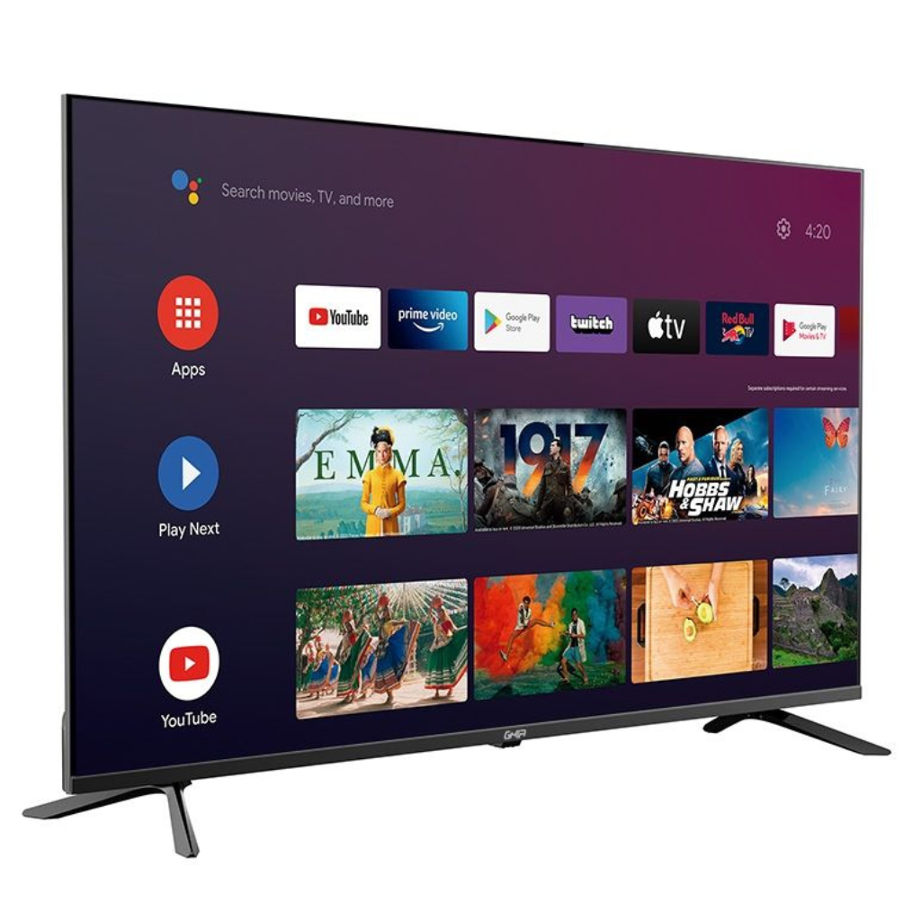 Pantalla Led de 50 Smart Tv Ghia Mod. G50ATV22 Smart Tv Negro