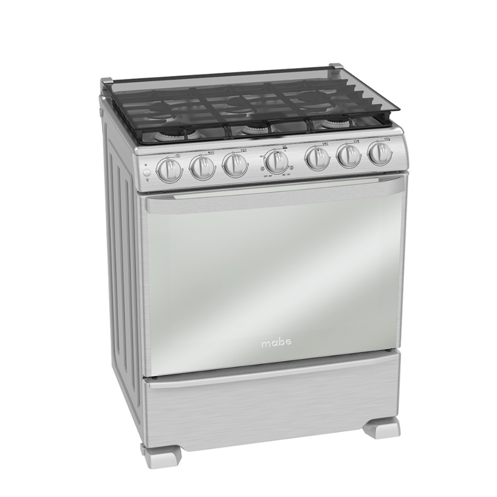 Estufa Mabe 30 Mod. Dem7673Cfix4 Color Silver Color Capelo