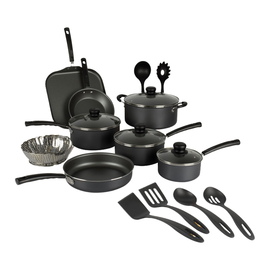 Bateria Tramontina Mod. Primaware 18 Piezas Color Negro