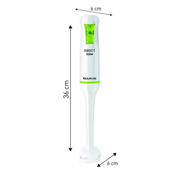 Batidora De Mano Taurus Mod. Robot 500 Blanco