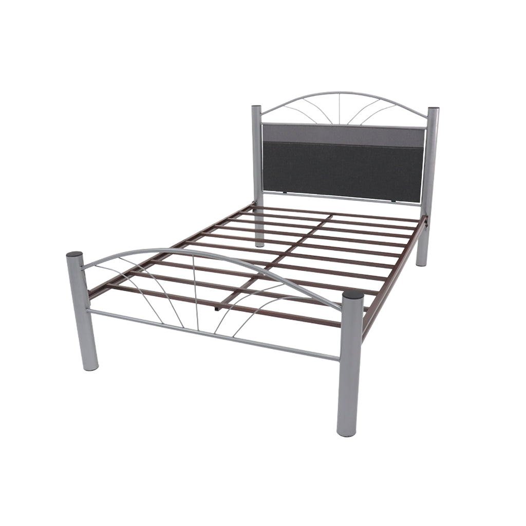 Cama Matrimonial Boston Mod. Florida Color Gris