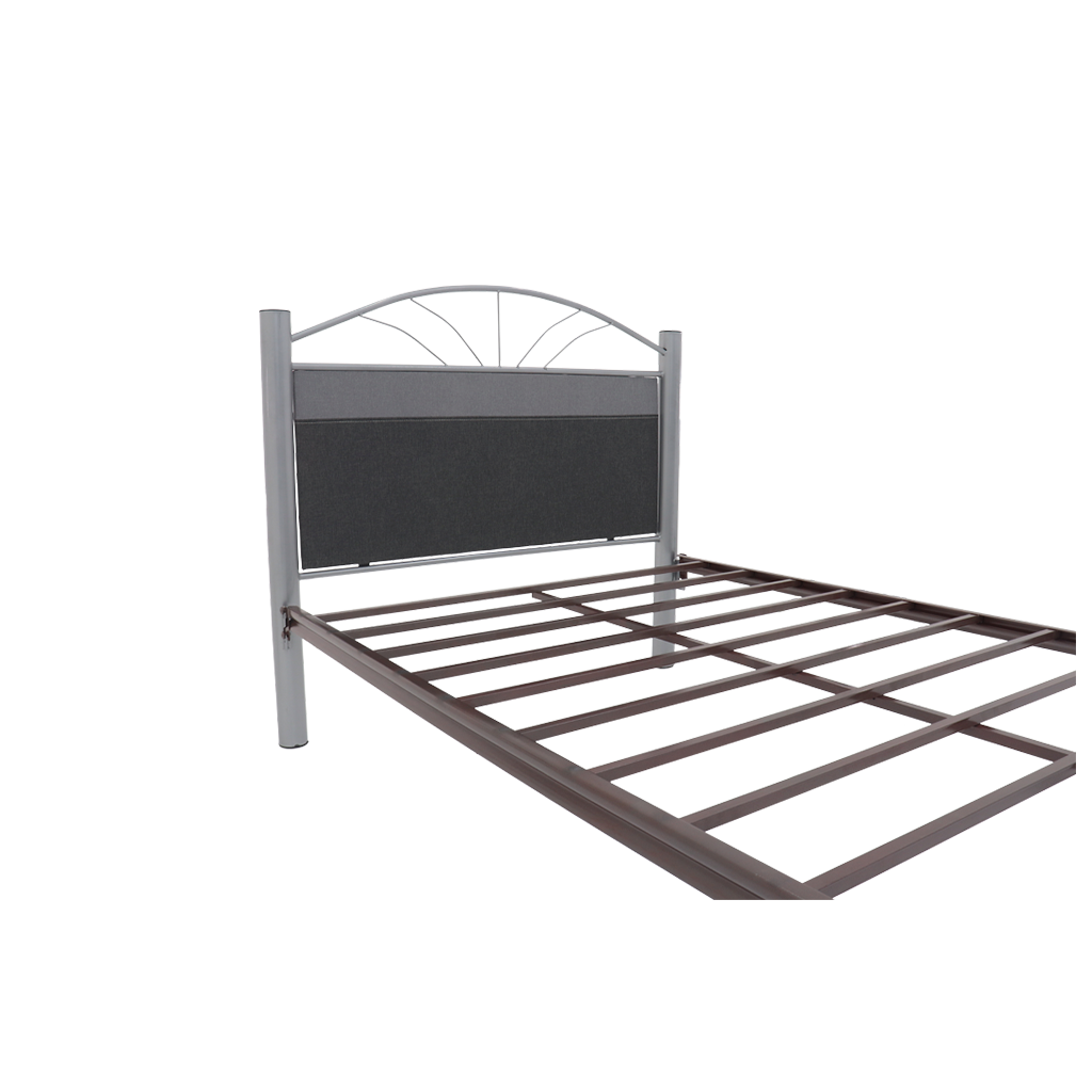 Cama Matrimonial Boston Mod. Florida Color Gris