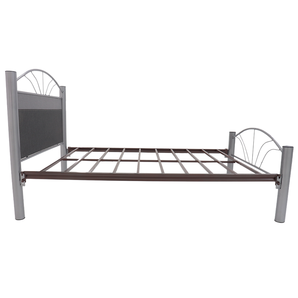 Cama Matrimonial Boston Mod. Florida Color Gris