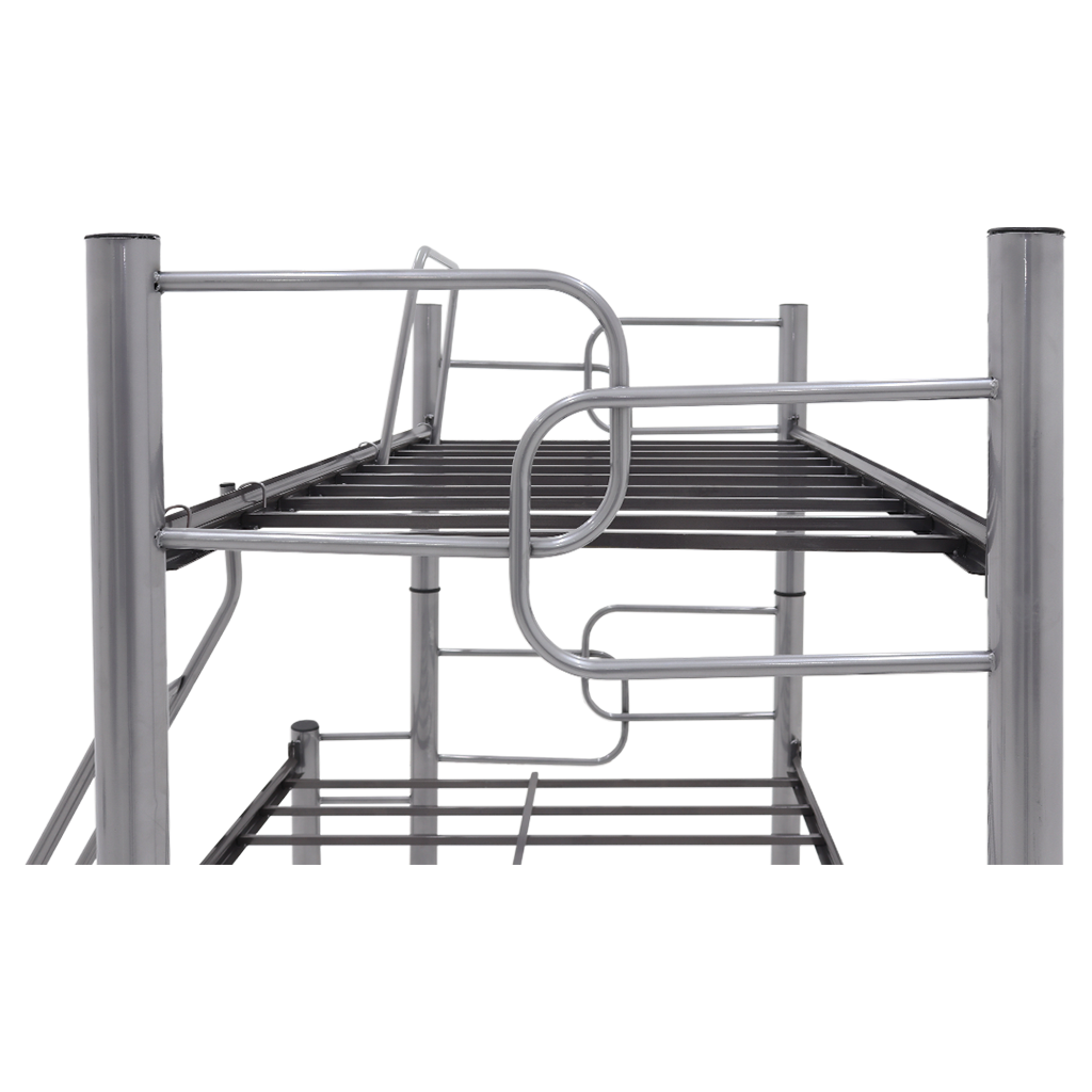 Cama Mixta Litera Boston Mod. Mallorca Color Gris