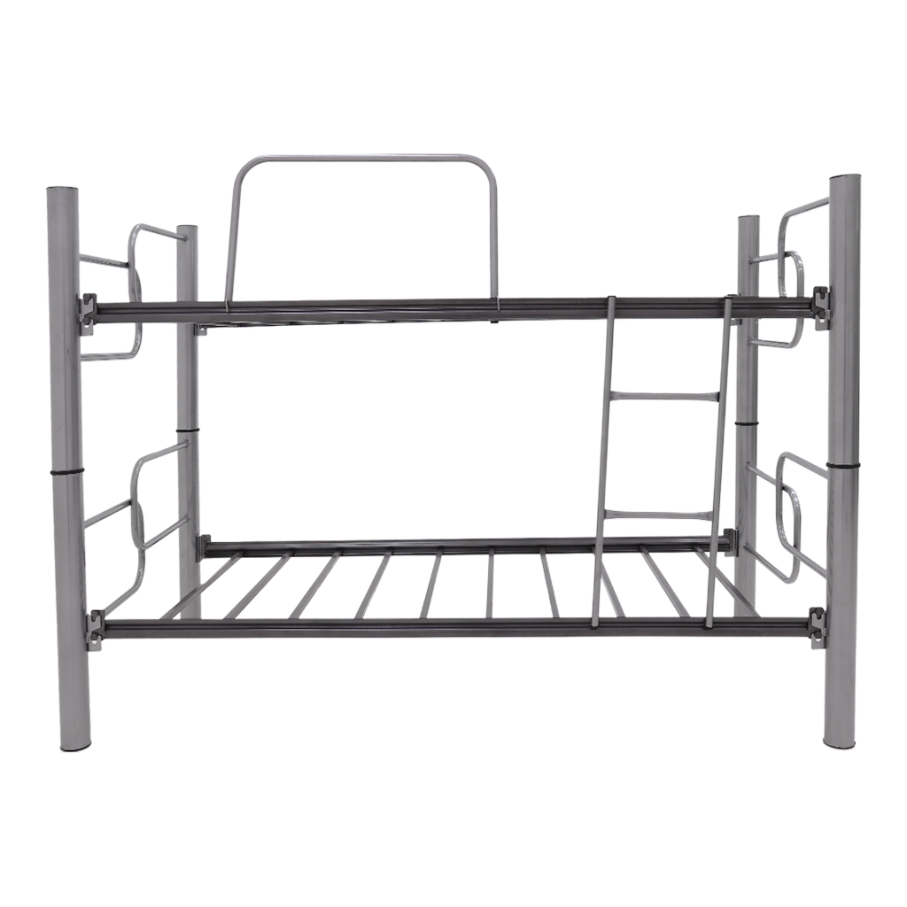Cama Individual Litera Boston Mod. Mallorca Color Gris