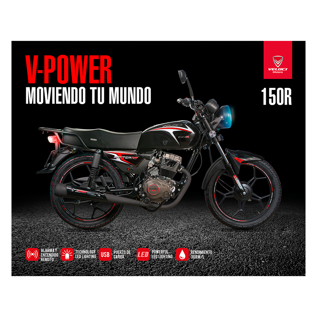 Motocicleta Veloci Mod. BOXTER RT3 200CC 2025