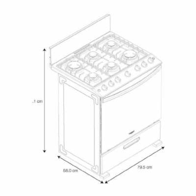 Estufa Whirlpool 30