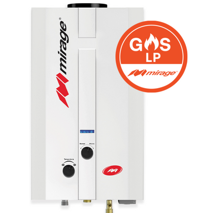 Calentador De Paso Mirage Mod. Mbf06Ed 6L Color Blanco