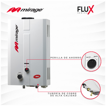 Calentador De Paso Mirage Mod. Mbf06Ed 6L Color Blanco