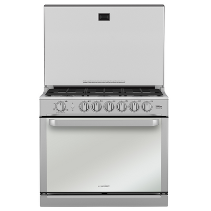 Estufa De Empotrar Mabe 30 Mod Ma0C80400Ci0 Color Silver