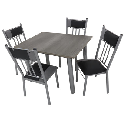 Antecomedor Boston Mod. Holanda 5 Piezas Color Gris