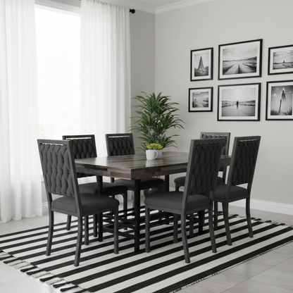 Antecomedor Zaz 7 Piezas Mod. Nickel Gris