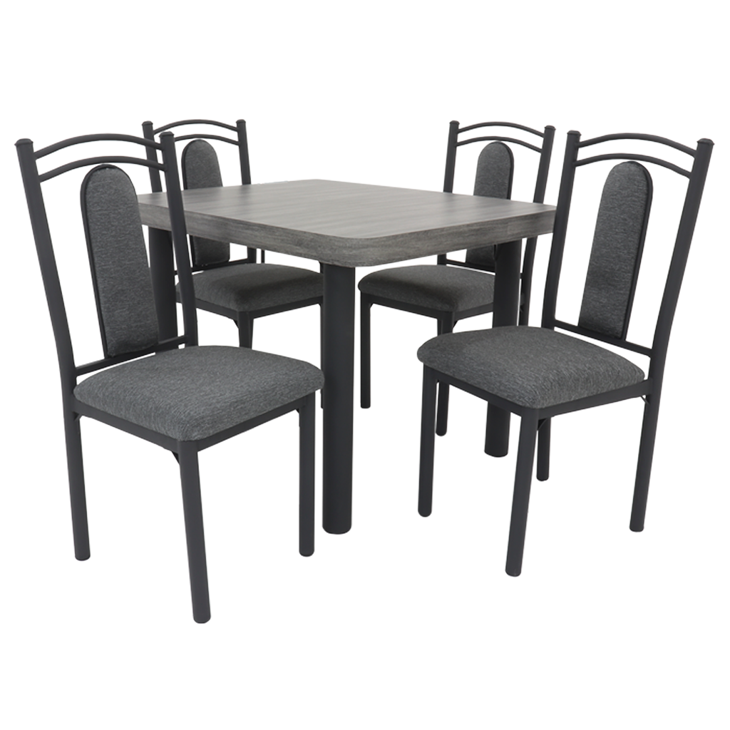Antecomedor La Tapatia Mod. VIENA 5 Piezas Color Gris