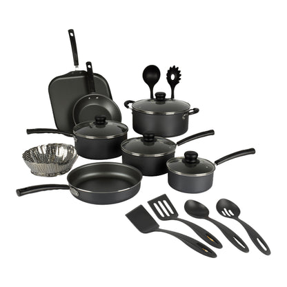 Bateria Tramontina Mod. Primaware 18 Piezas Color Negro