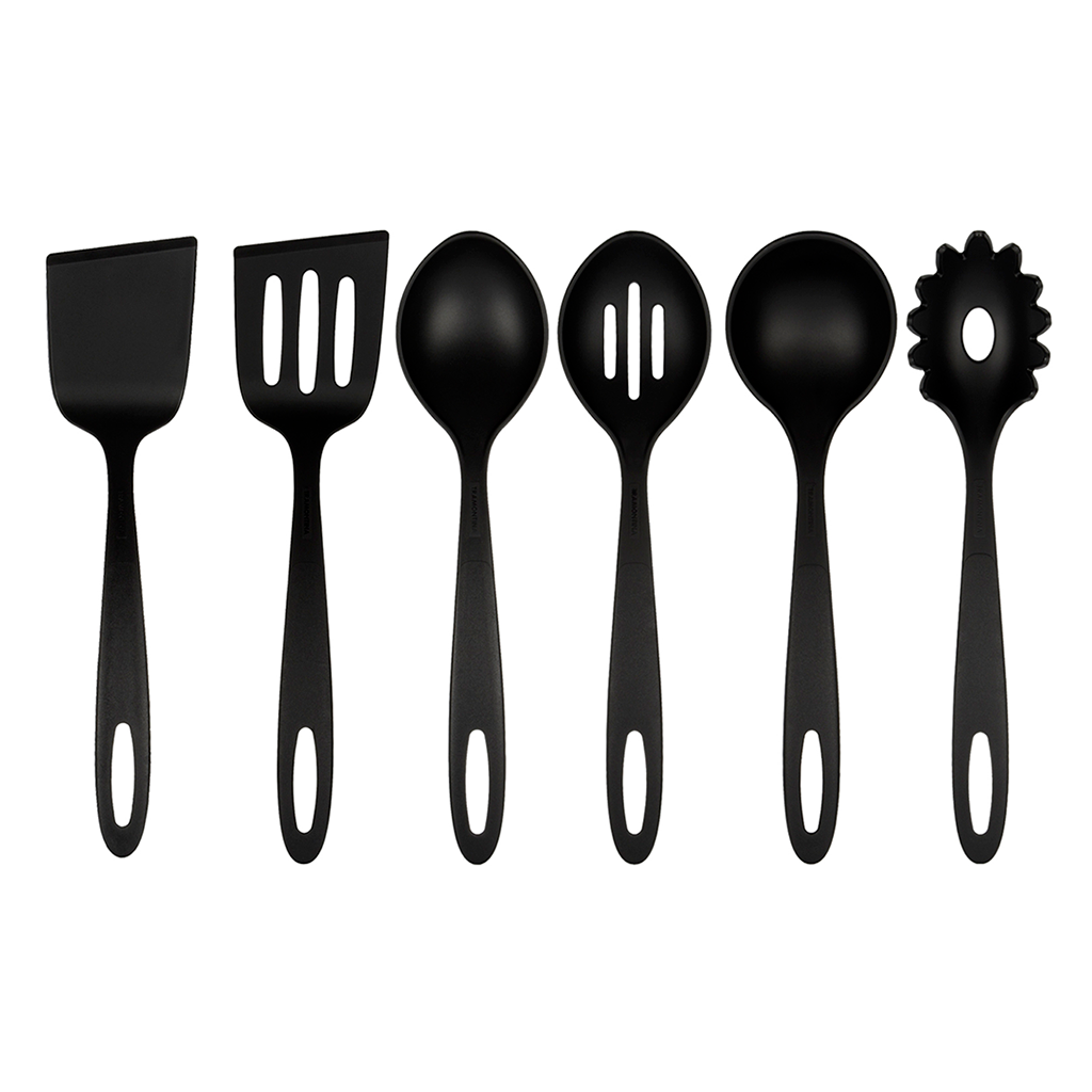 Bateria Tramontina Mod. Primaware 18 Piezas Color Negro