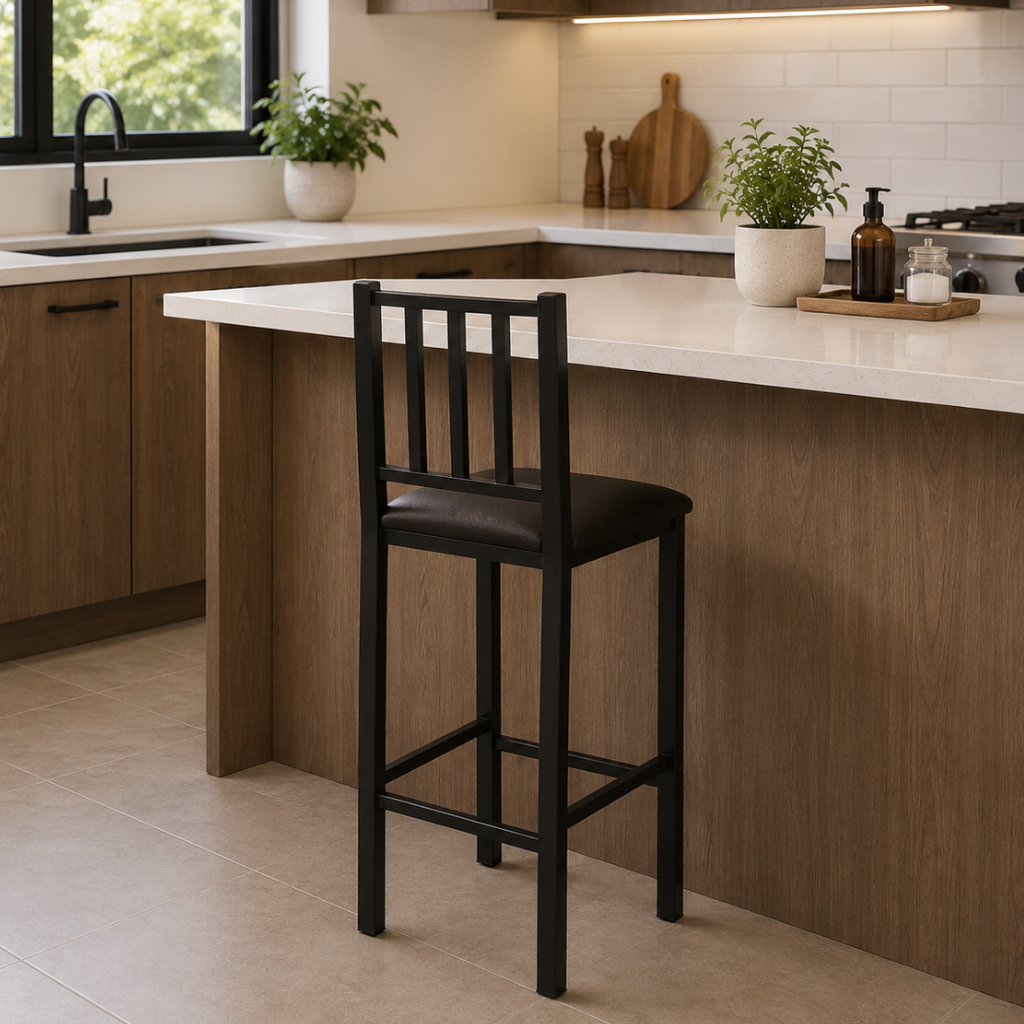 Banco Tubular Tubacc Mod. Alazka Chocolate