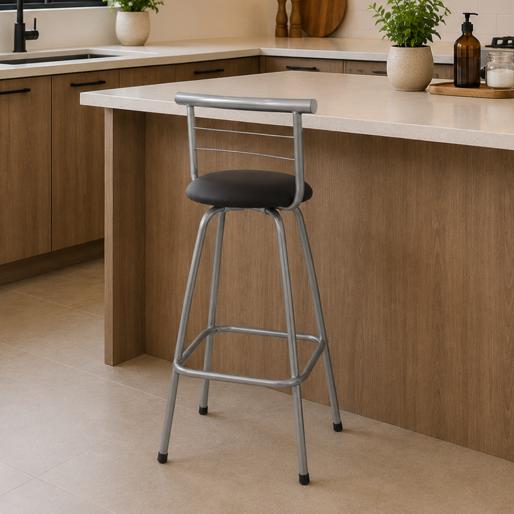 Banco Tubular Tubacc Mod. Canada Color Plata