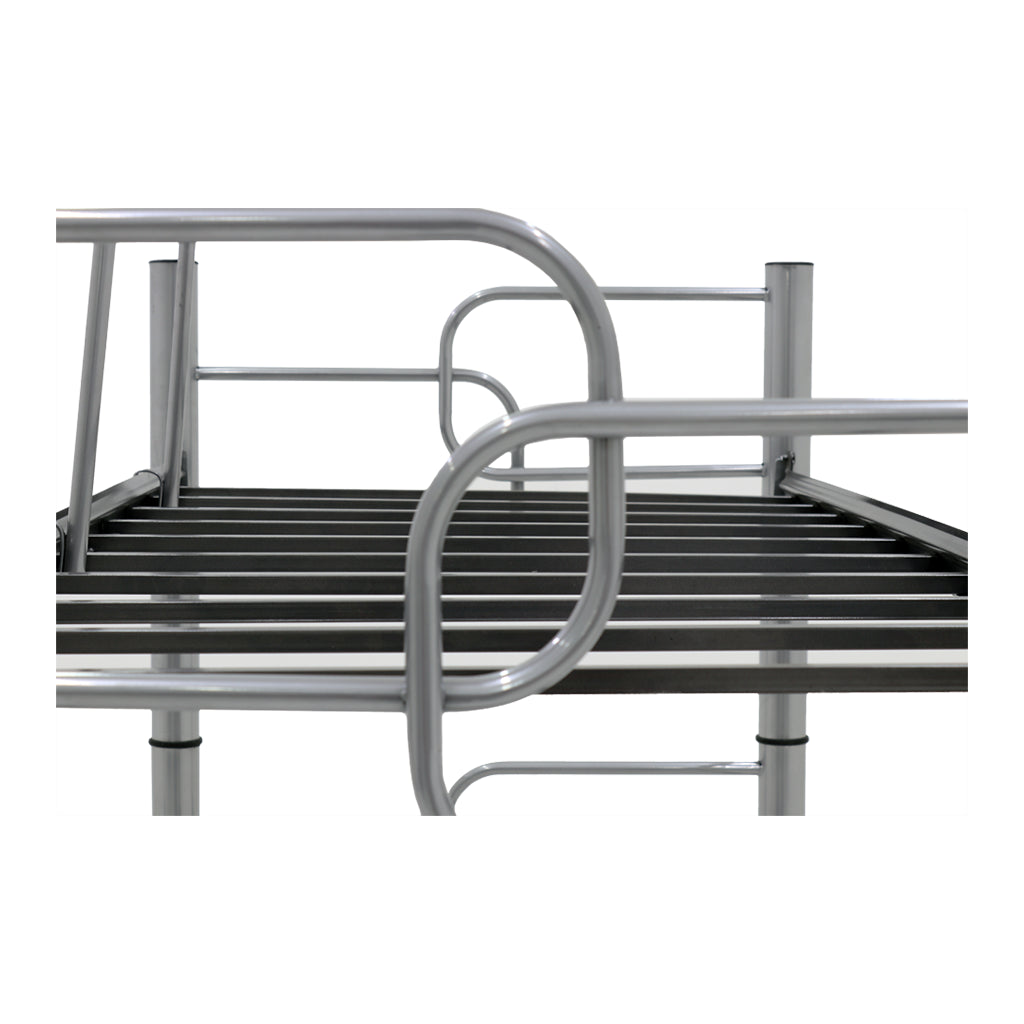 Cama Individual Litera Boston Mod. Mallorca Color Gris