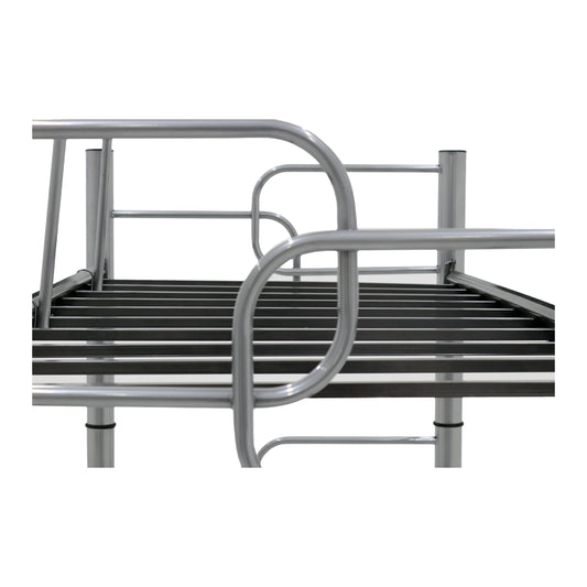 Cama Individual Litera Boston Mod. Mallorca Color Gris