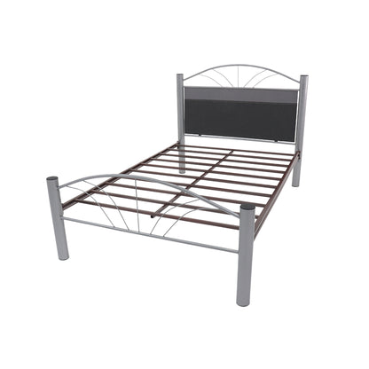 Cama Matrimonial Boston Mod. Florida Color Gris