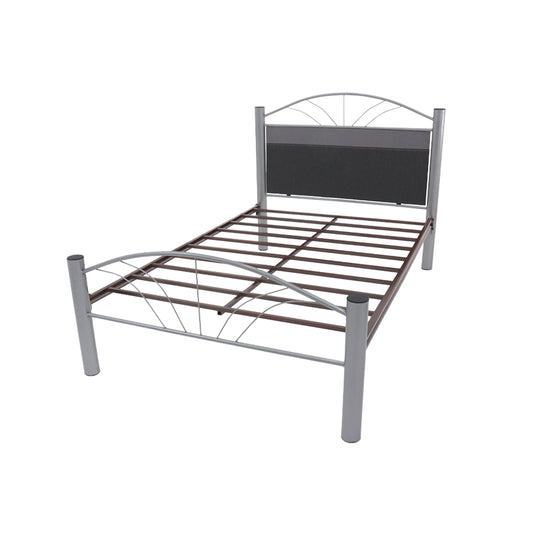 Cama Matrimonial Boston Mod. Florida Color Gris