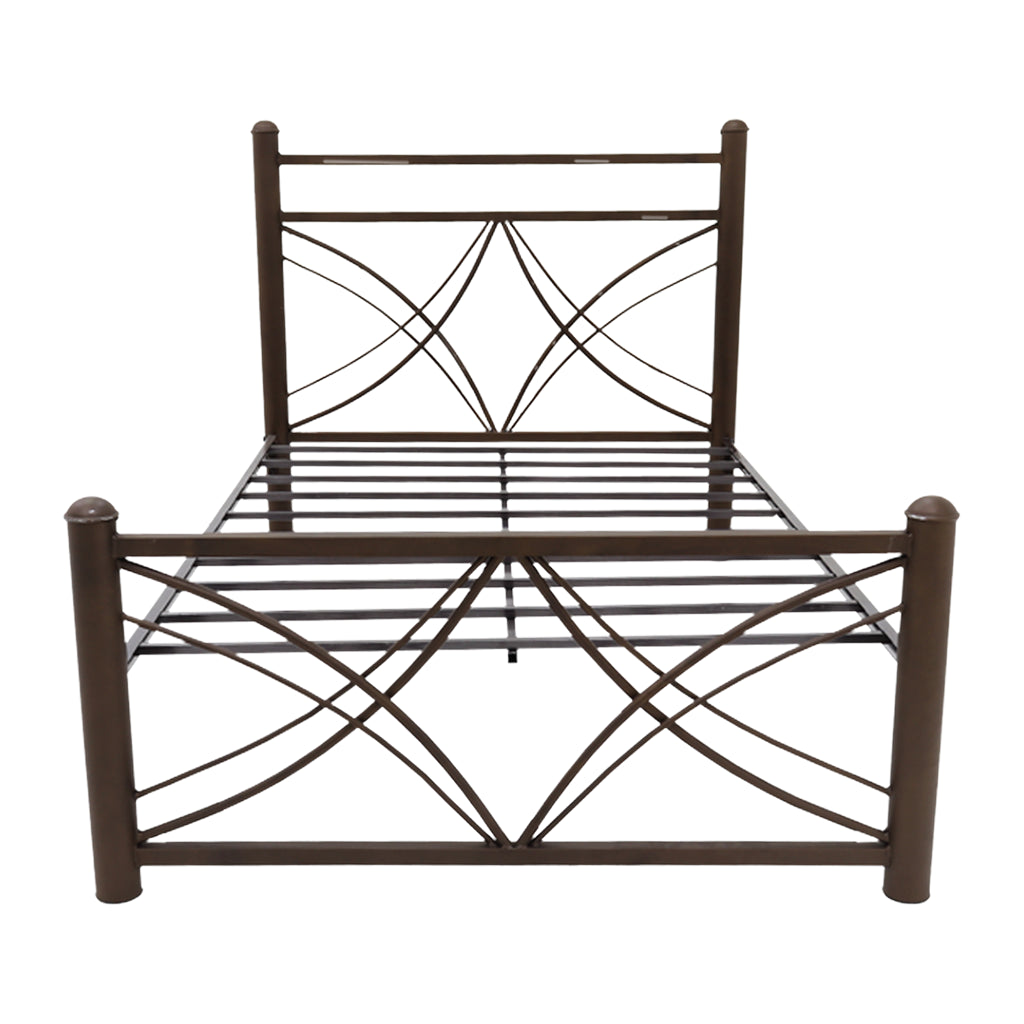 Cama Matrimonial Boston Mod. Kenya Color Bronce