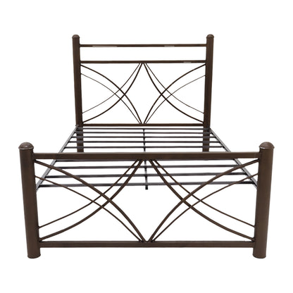 Cama Matrimonial Boston Mod. Kenya Color Bronce