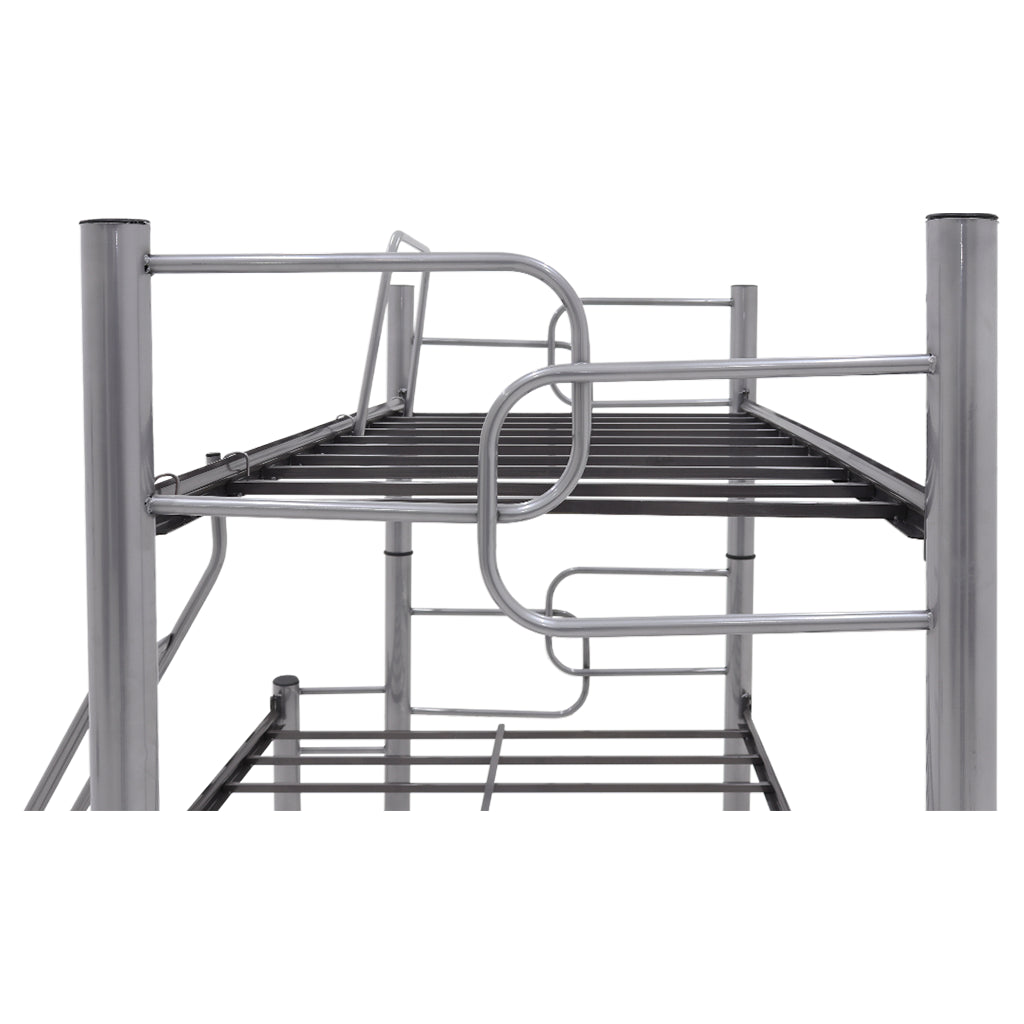 Cama Mixta Litera Boston Mod. Mallorca Color Gris