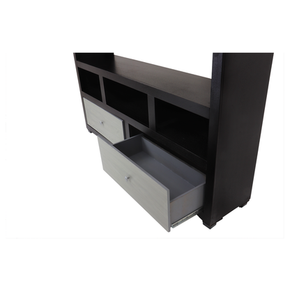 Centro De Entretenimiento Fernand Mod. Inglaterra Color Chocolate