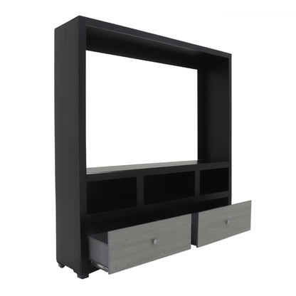 Centro De Entretenimiento Fernand Mod. Inglaterra Color Chocolate