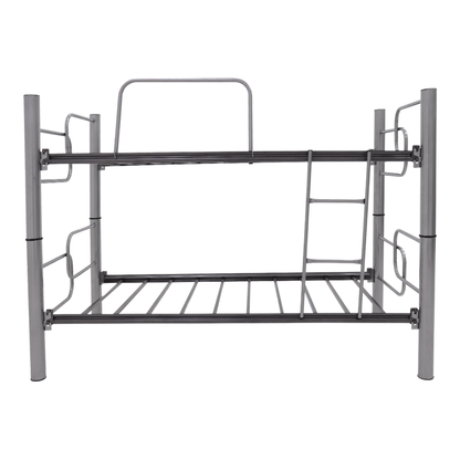 Cama Individual Litera Boston Mod. Mallorca Color Gris