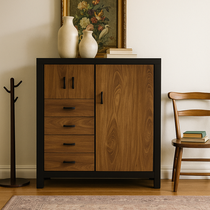 Cómoda Litzy Mod. Marietha Color Nogal