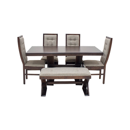 Comedor Romo Mod. Borusia 7 Piezas Color Chocolate