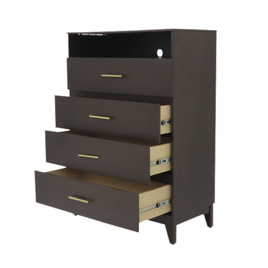 Cómoda Mcg Mod. Luxor Color Tabaco