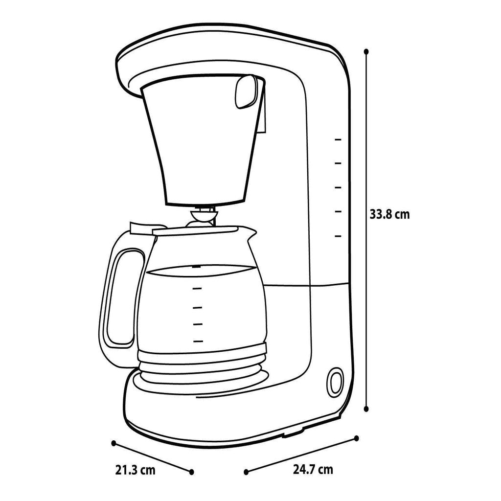 Cafetera Taurus Mod. Velvet 12 Tazas