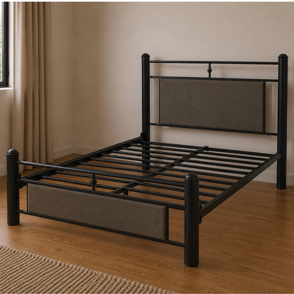 Cama Matrimonial La Tapatia Mod. Zaragoza Color Negro