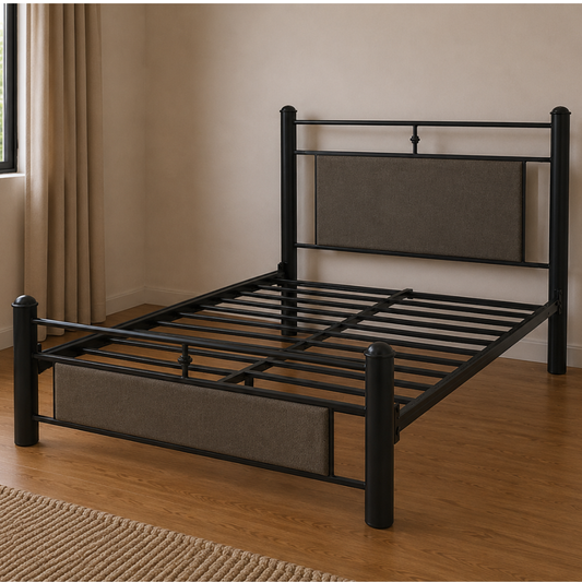 Cama Matrimonial La Tapatia Mod. Zaragoza Color Negro
