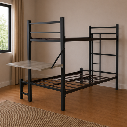 Cama Mixta Litera Boston Mod. Polonia Color Gris