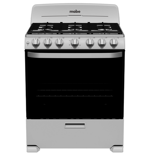 Estufa Mabe 30 Mod. Em7646Bsis2 Color Plata