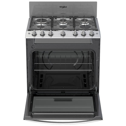 Estufa Whirlpool 30 Mod Wfr3400D Color Silver Espejo