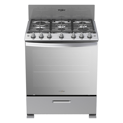 Estufa Whirlpool 30 Mod Wfr3400D Color Silver Espejo