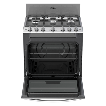 Estufa Whirlpool 30 Mod Wfr3400D Color Silver Espejo