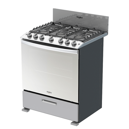 Estufa Whirlpool 30 Mod Wfr3400D Color Silver Espejo