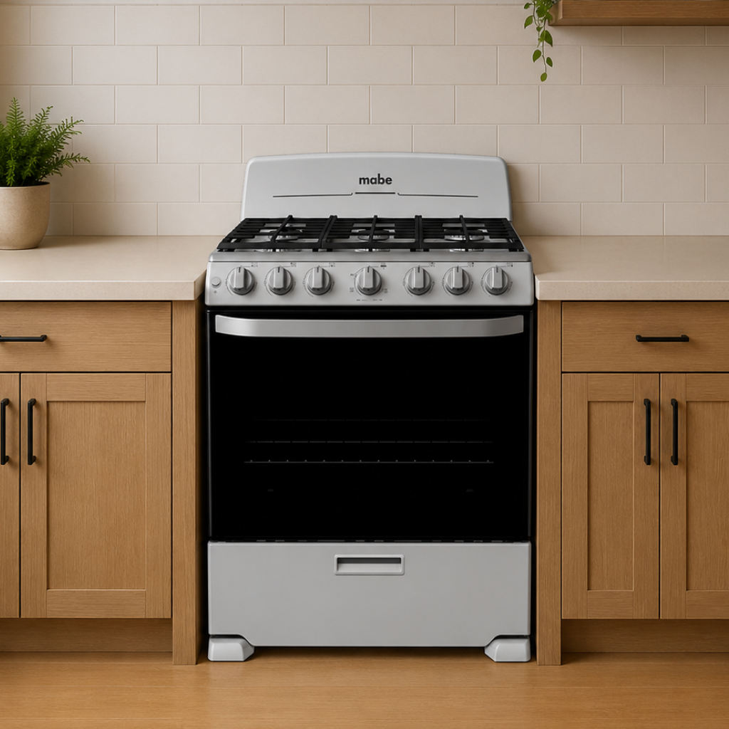 Estufa Mabe 30 Mod. Em7646Bsis2 Color Plata