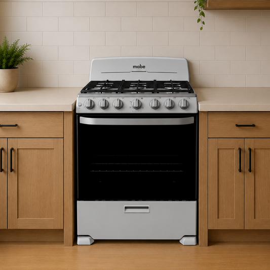 Estufa Mabe 30 Mod. Em7646Bsis2 Color Plata
