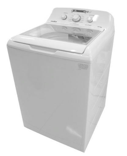 Lavadora Automática Mabe 19K Mod. Lma79113Vbab0 Color Blanco