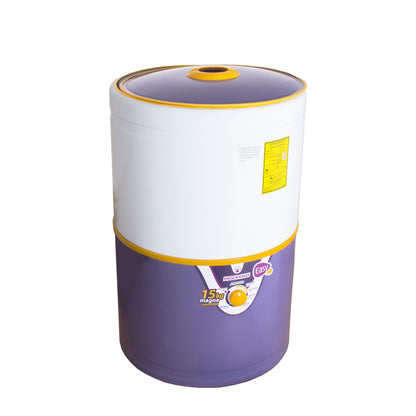 Lavadora Redonda Easy 15K Mod. Lre15M Color Blanco-Morado
