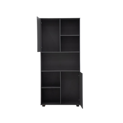 Librero Mcg Mod. Mika Color Gris