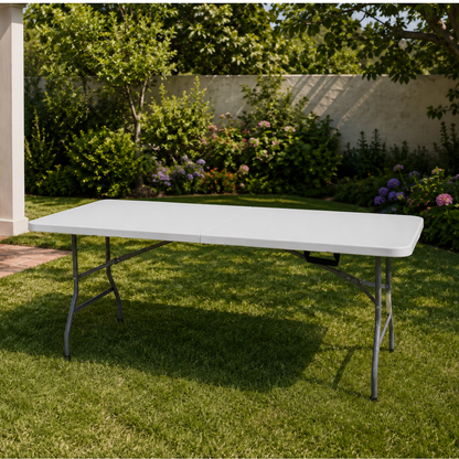 Mesa De Plástico Duraflex Mod. 180D 180X74X74Cm Plegable
