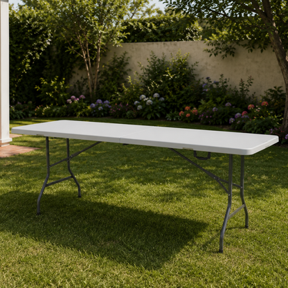 Mesa De Plástico Duraflex Mod. 240 240X76X74Cm Plegable